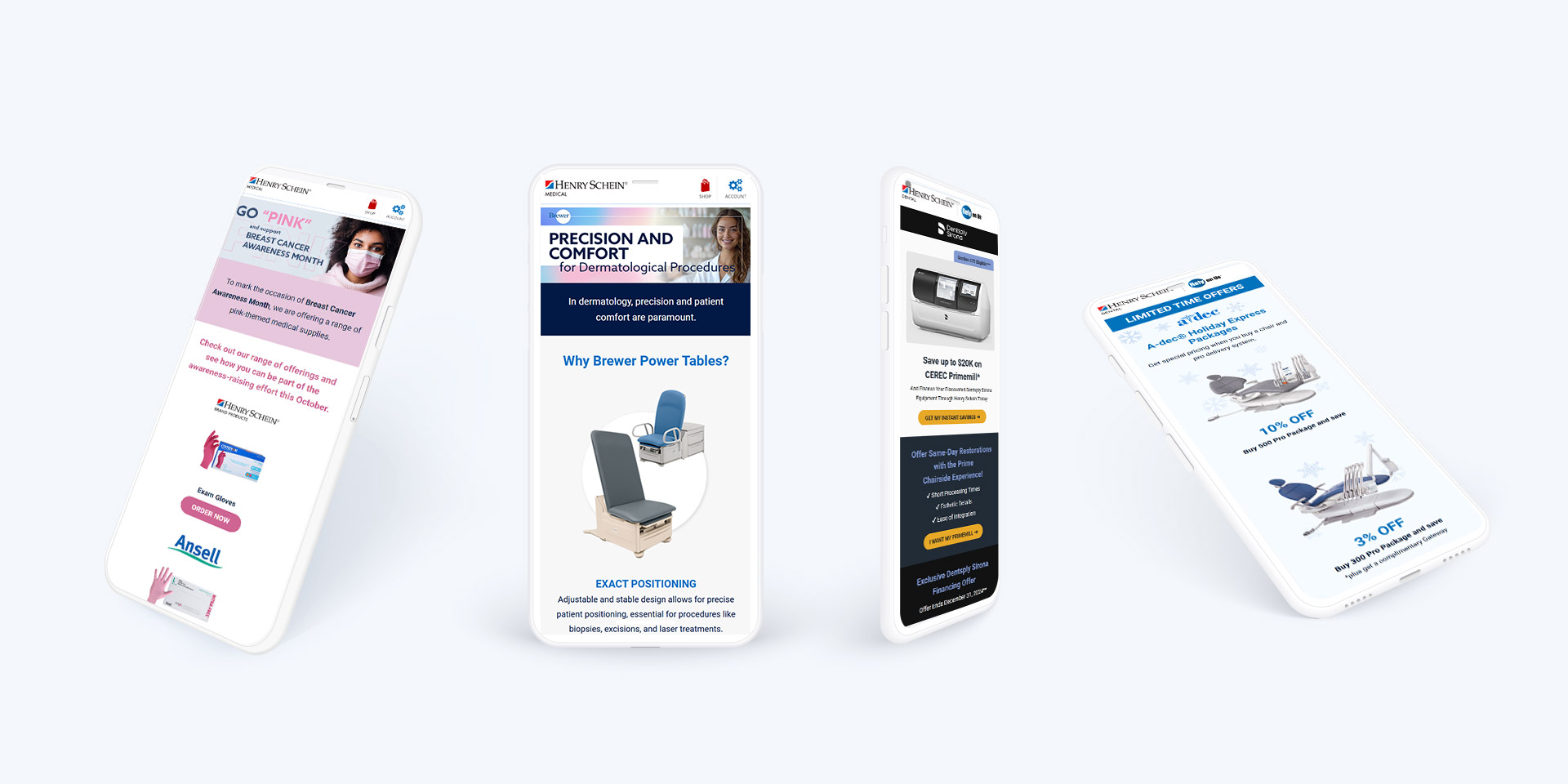 Henry Schein featured emails