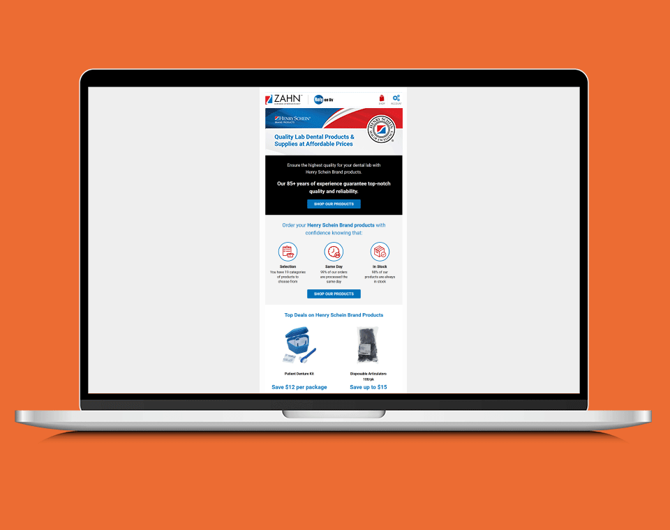 Zahn desktop feature