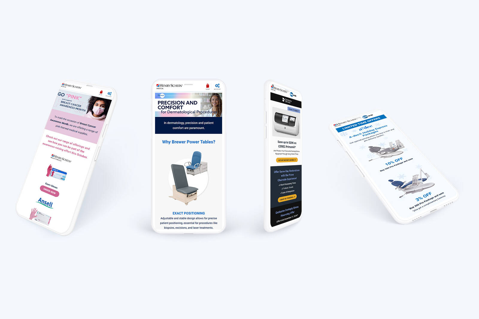 Henry Schein featured emails