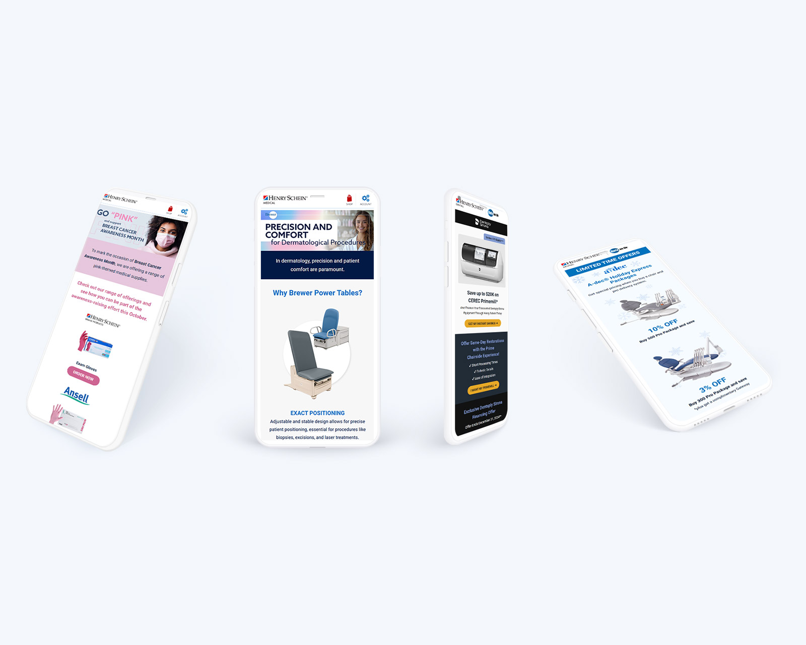 Henry Schein featured emails